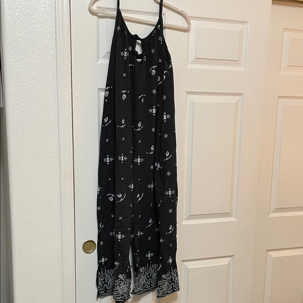 Savage X Fenty Black and White Patterned jumpsuit